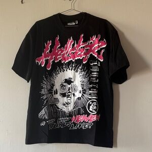 Hellstar Records Pink Black Tee